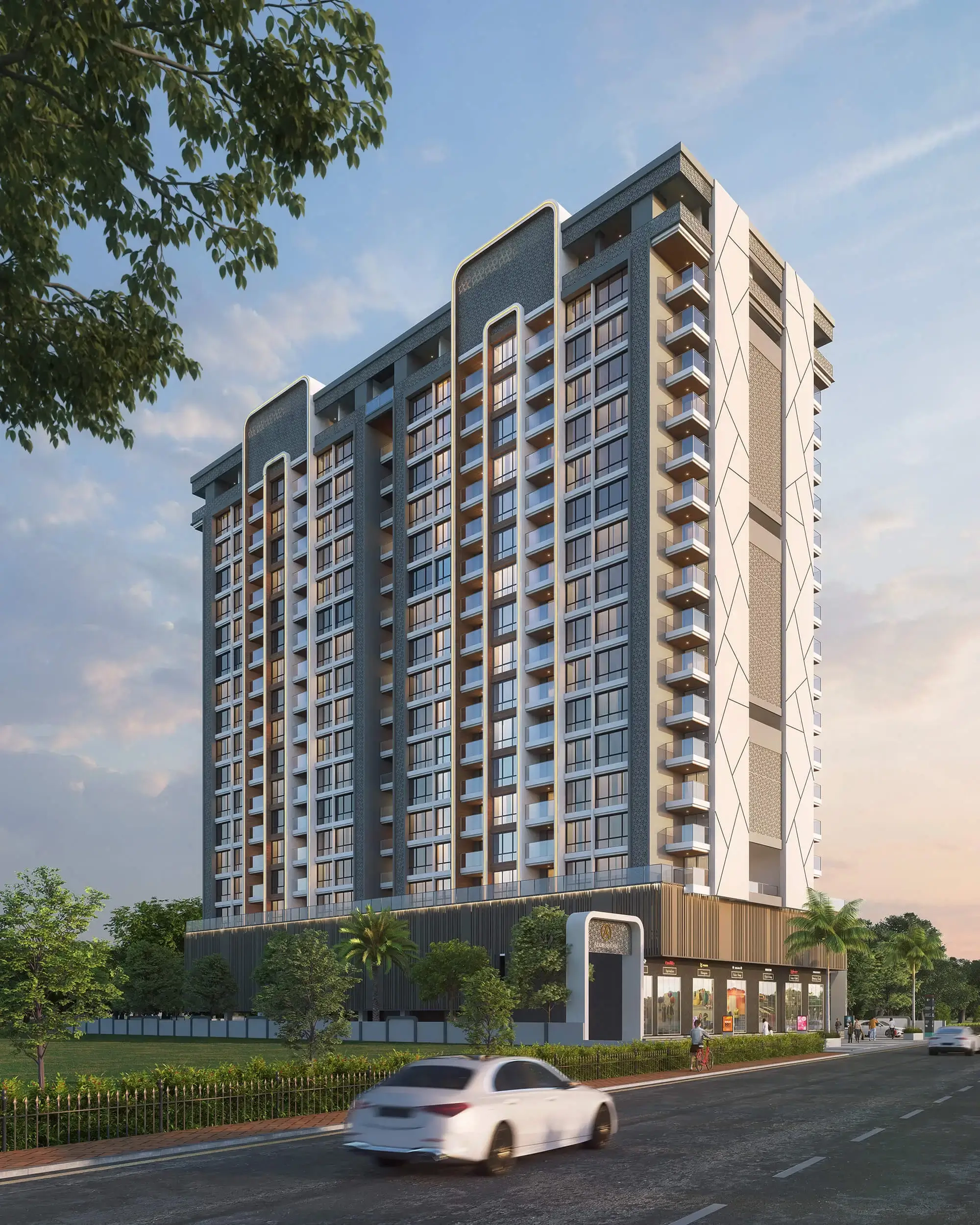 AddressOne Side Elevation